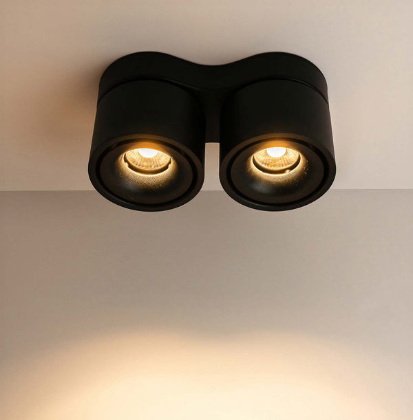 Elegant Modern Double Black Wall Lamp