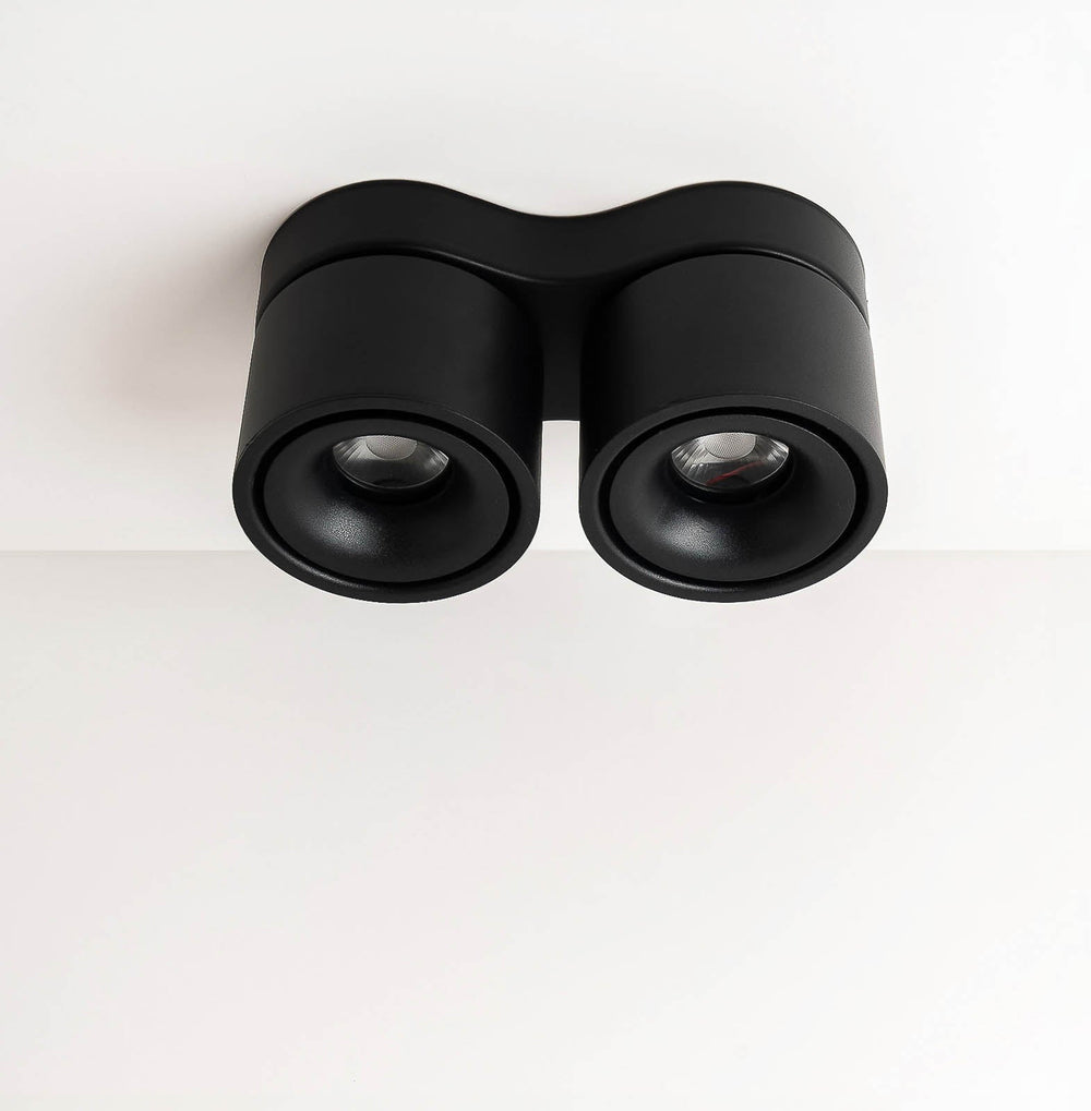 Elegant Modern Double Black Wall Lamp