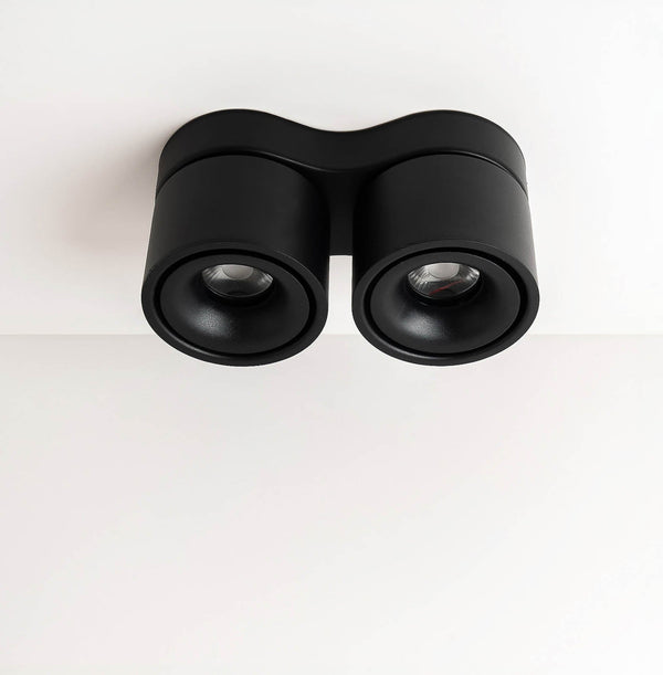 Elegant Modern Double Black Wall Lamp