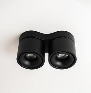 Elegant Modern Double Black Wall Lamp