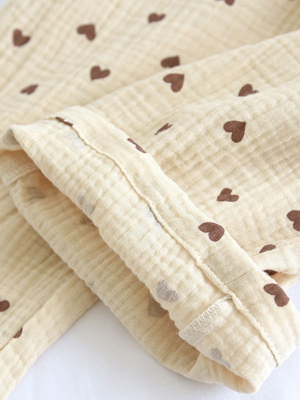 Teddy Bear Print Pajamas