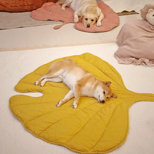 Leaf-Shaped Dog Blanket