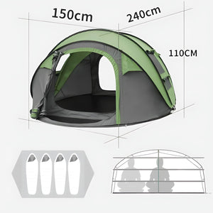 Tent - 3 to 4 Persons | Instant Pitch