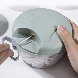 Multi-Purpose Manual Chopper – 500/900ML Steel Cutter