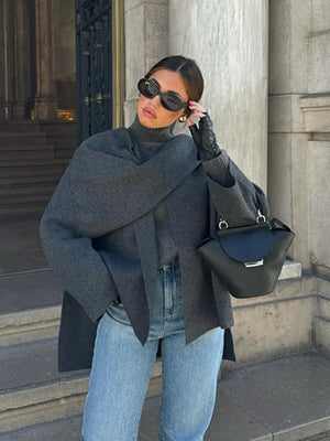 Women’s Single-Breasted Knitted Jacket