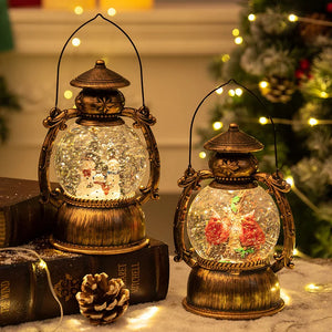 Christmas Snow Globe Lantern