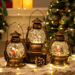 Christmas Snow Globe Lantern