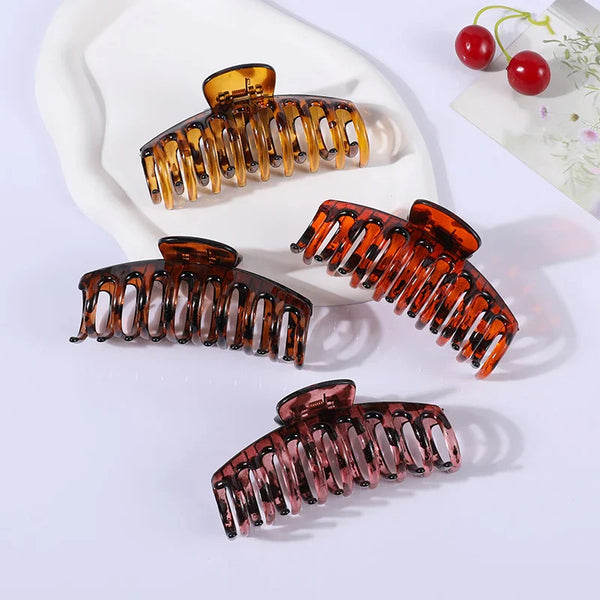 Large Grip Hair Claws – 3/4PCS