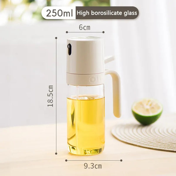 250ml Borosilicate Glass Oil Spray Bottle