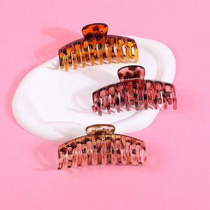 Large Grip Hair Claws – 3/4PCS