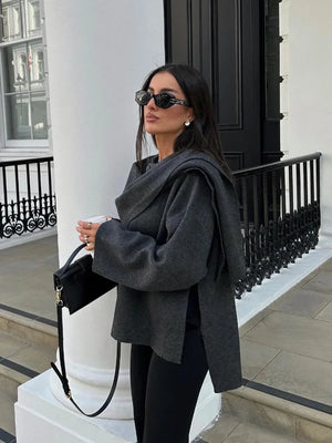 Women’s Single-Breasted Knitted Jacket