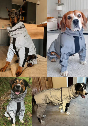 Waterproof Reflective Dog Rain and Snow Coat