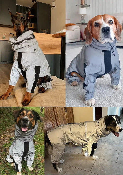 Waterproof Reflective Dog Rain and Snow Coat