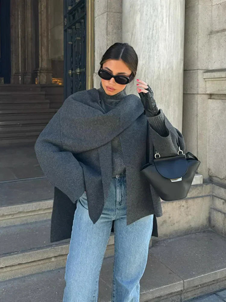 Women’s Single-Breasted Knitted Jacket