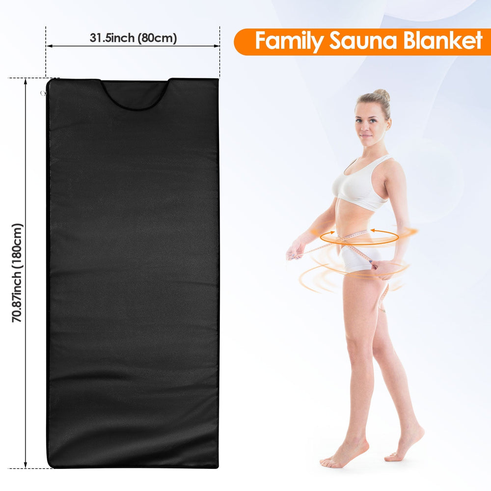 Portable Infrared Sauna Blanket for Heated Detox & Relaxation