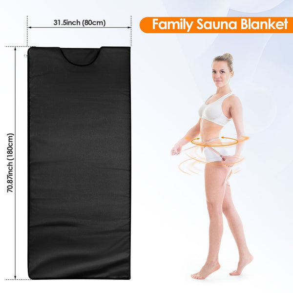 Portable Infrared Sauna Blanket for Heated Detox & Relaxation