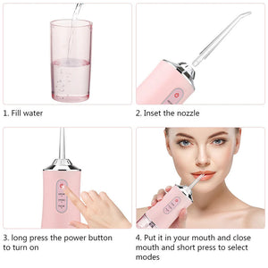 Rechargeable Cordless Oral Irrigator for Deep Cleaning