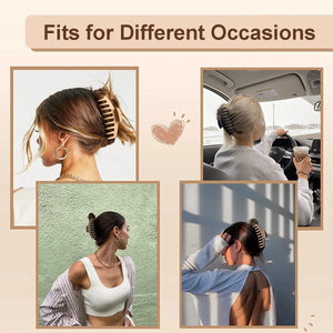 Large Grip Hair Claws – 3/4PCS