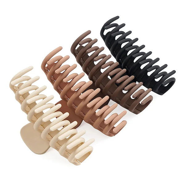 Large Grip Hair Claws – 3/4PCS