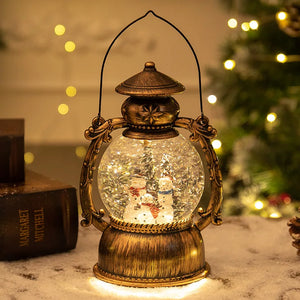 Christmas Snow Globe Lantern