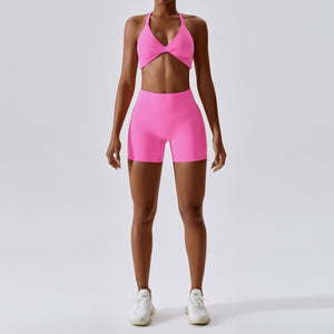 2-Piece Workout Set – Bra & Shorts