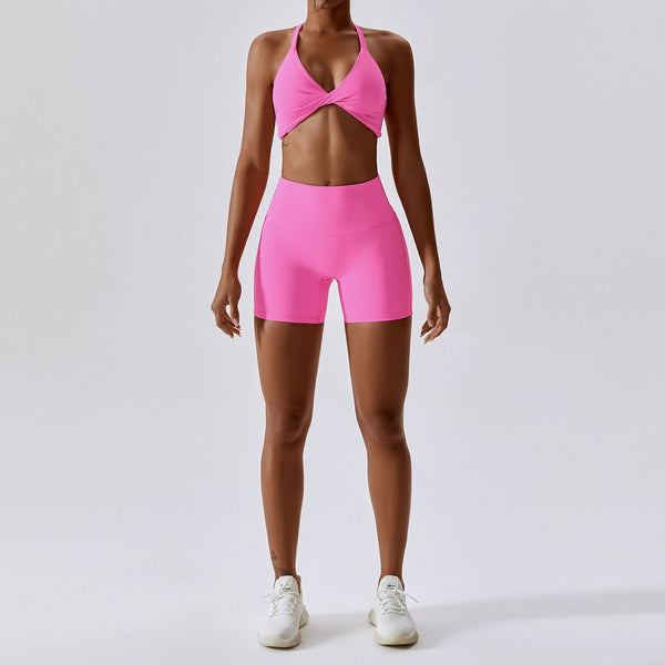 2-Piece Workout Set – Bra & Shorts