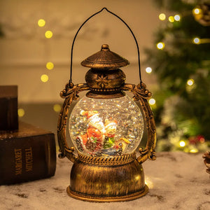 Christmas Snow Globe Lantern