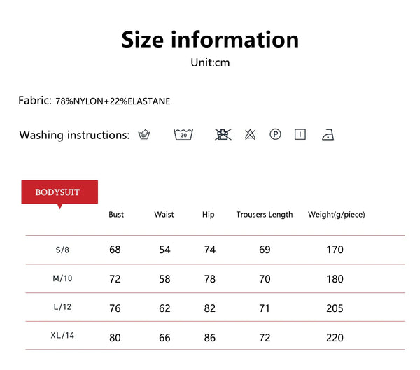 Serene V-Back One-Piece Outfit