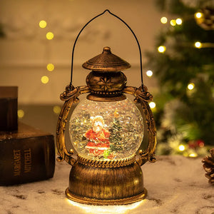 Christmas Snow Globe Lantern