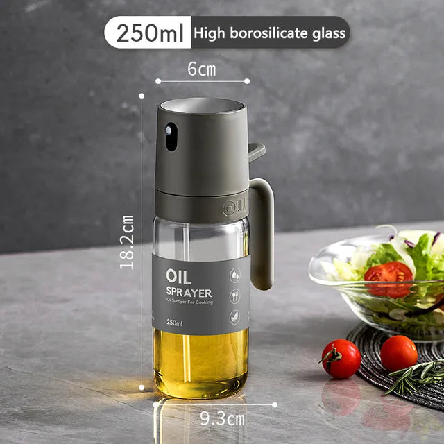 250ml Borosilicate Glass Oil Spray Bottle