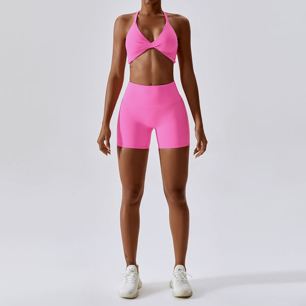 2-Piece Workout Set – Bra & Shorts