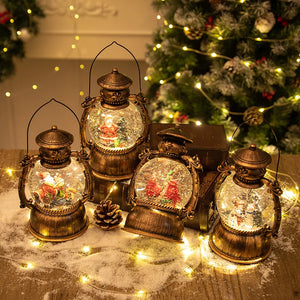 Christmas Snow Globe Lantern