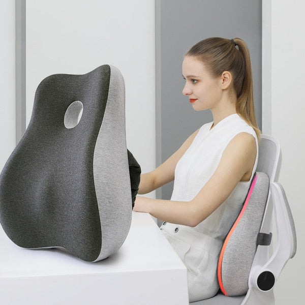 Orthopedic Memory Foam Chair Cushion for Car & Office Use