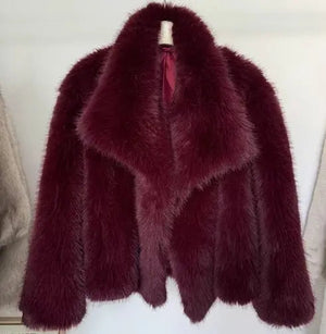Premium Women’s Faux Fur Limited-Edition Coat