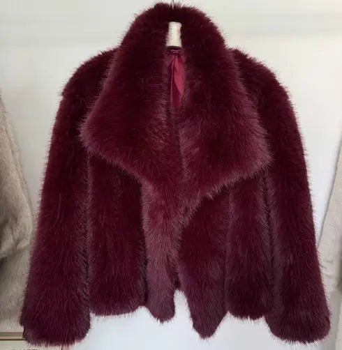 Premium Women’s Faux Fur Limited-Edition Coat