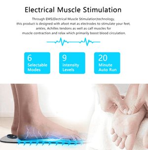 Electric EMS Foot Massage Mat – Relieves Pain & Stimulates Muscles