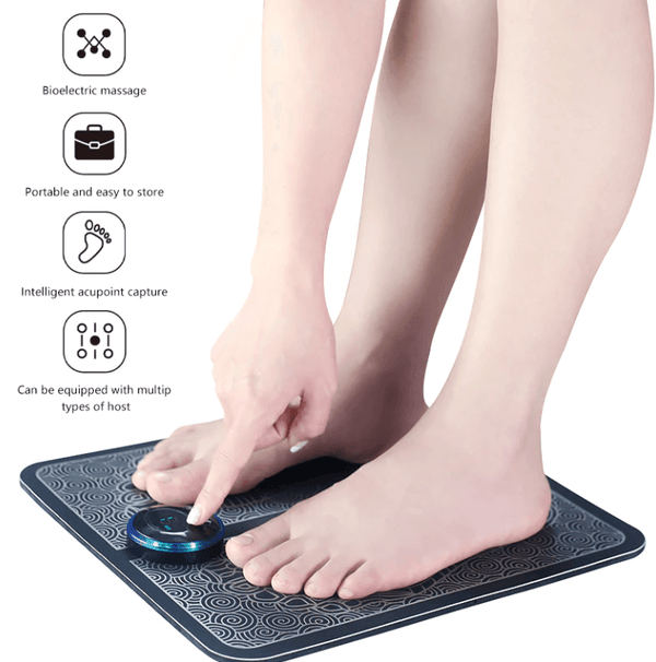 Electric EMS Foot Massage Mat – Relieves Pain & Stimulates Muscles