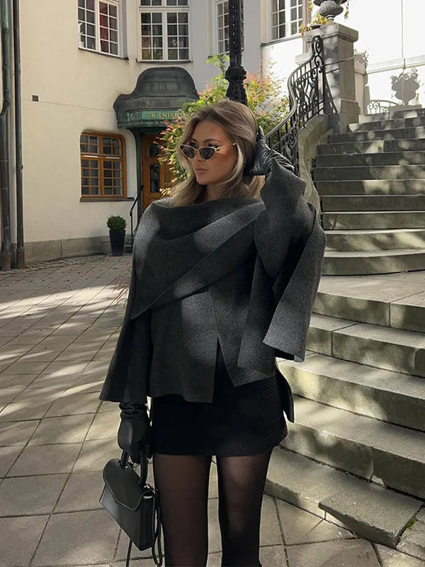 Women’s Single-Breasted Knitted Jacket