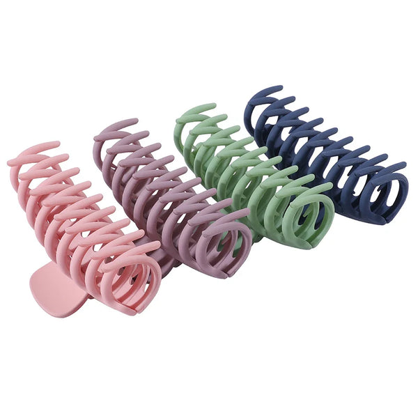 Large Grip Hair Claws – 3/4PCS