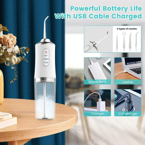 Rechargeable Cordless Oral Irrigator for Deep Cleaning