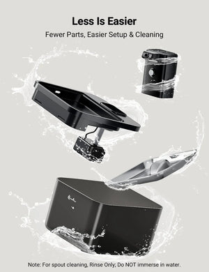 Automatic Stainless Steel Cat Water Fountain – 2.5L