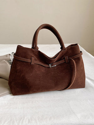 Women's Retro Leather Tote Bag