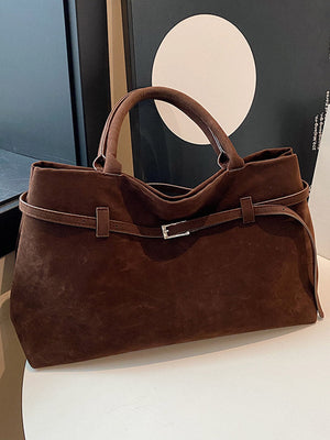 Women's Retro Leather Tote Bag