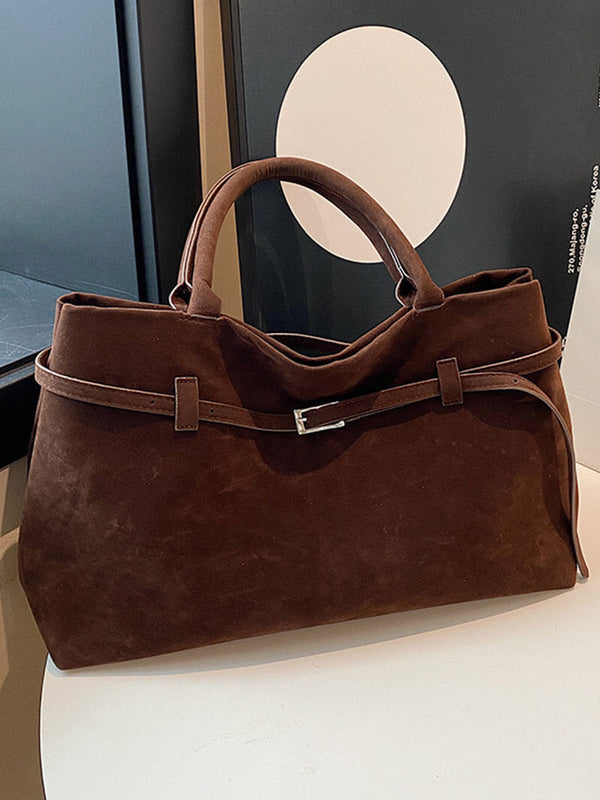 Women's Retro Leather Tote Bag