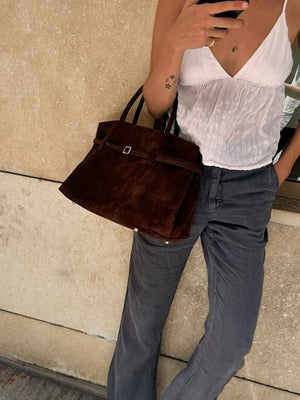 Women's Retro Leather Tote Bag