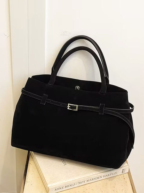 Women's Retro Leather Tote Bag