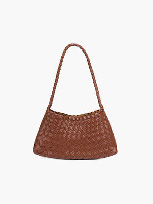 Women's Leather Tote Bucket Bag