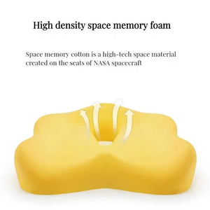 Orthopedic Memory Foam Chair Cushion for Car & Office Use