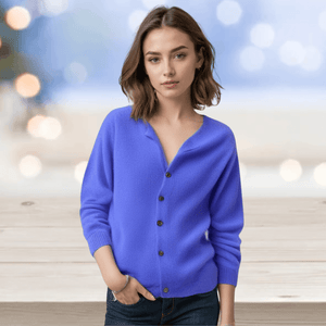 Women's Soft Cashmere V-Neck Cardigan