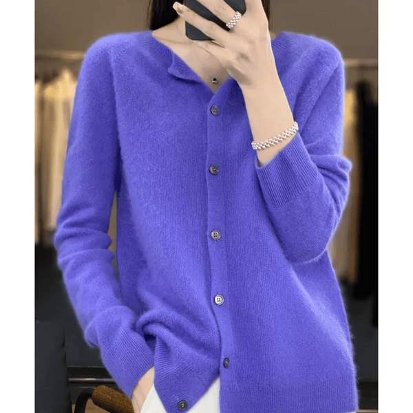 Women's Soft Cashmere V-Neck Cardigan